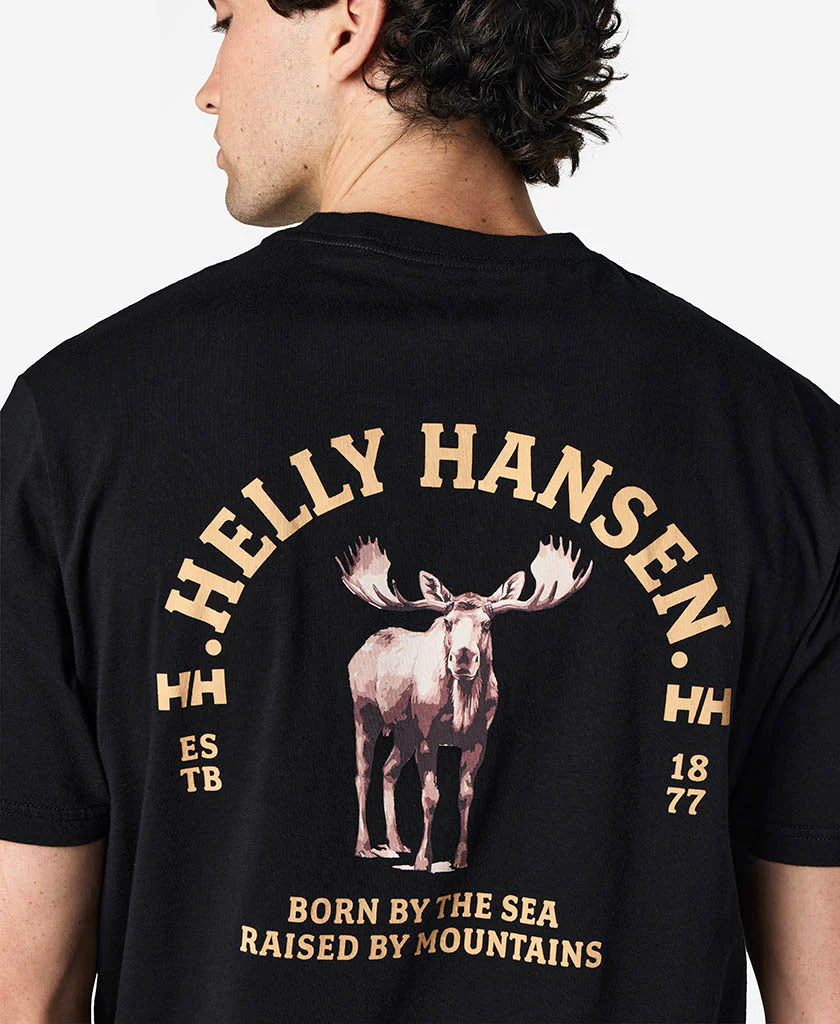 ANTLERS T-SHIRT, Black - Image 2