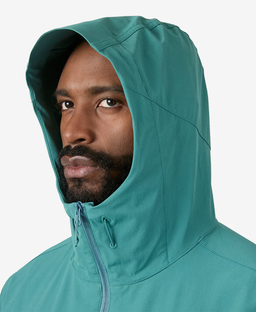 BLAZE SOFTSHELL HOOD, Opal Green - Image 2