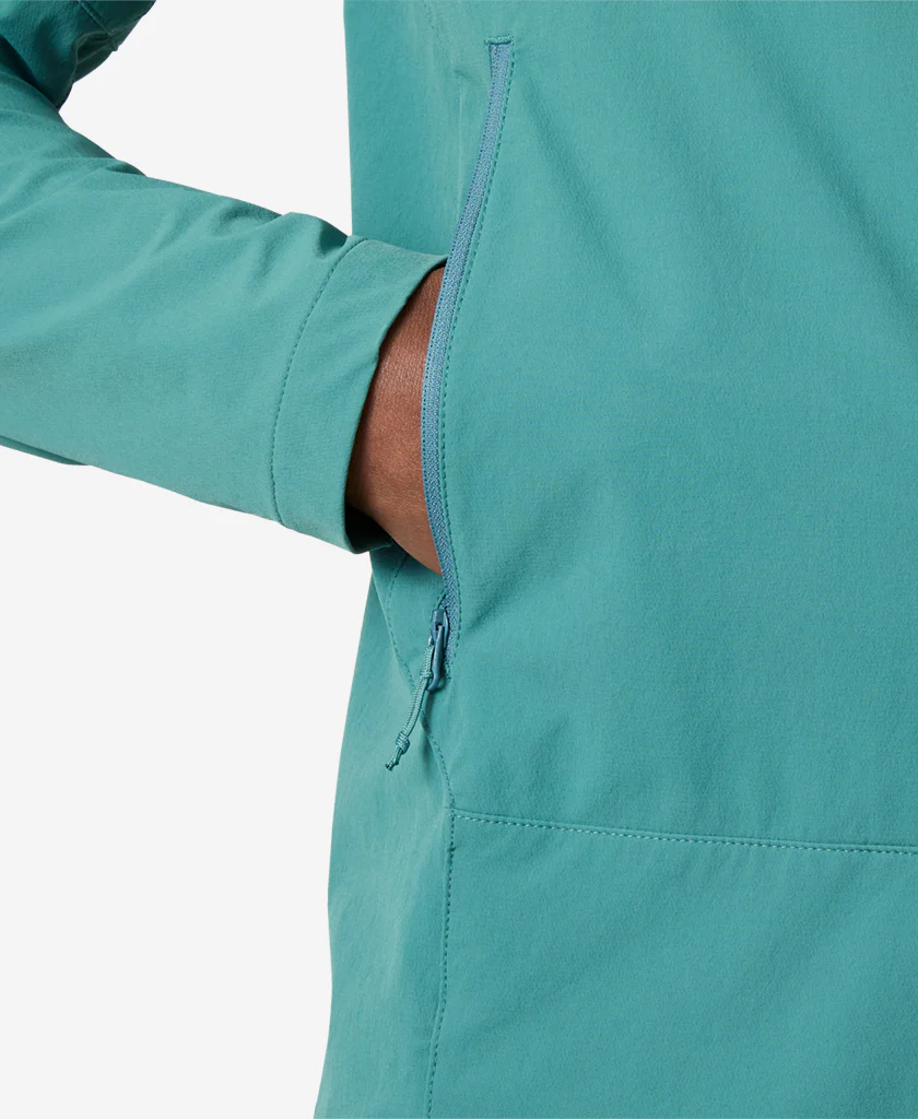 BLAZE SOFTSHELL HOOD, Opal Green - Image 3