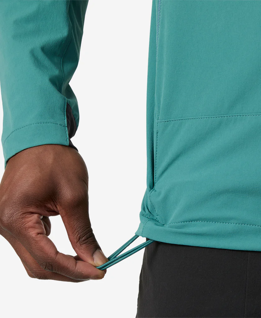 BLAZE SOFTSHELL HOOD, Opal Green - Image 4