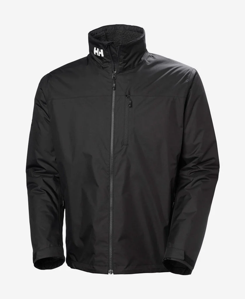 CREW HOODED PILE JACKET, Black - Image 8