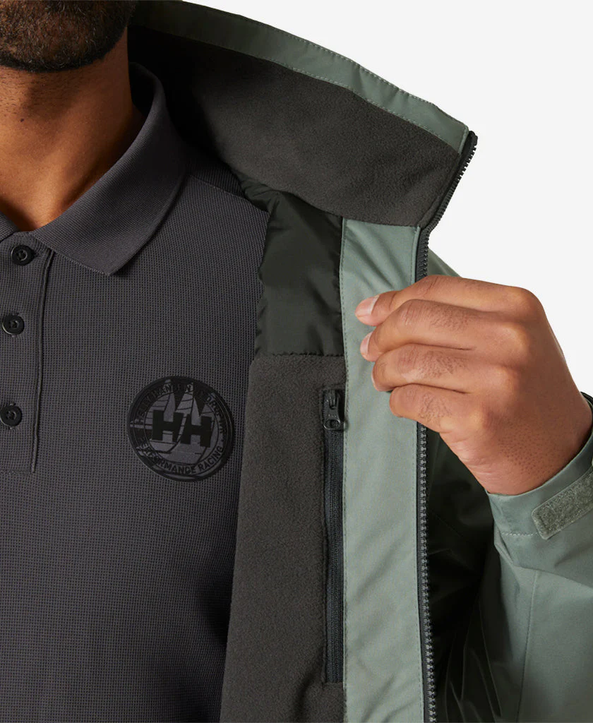 CREW MIDLAYER JACKET 2.0, Grey Cactus - Image 3