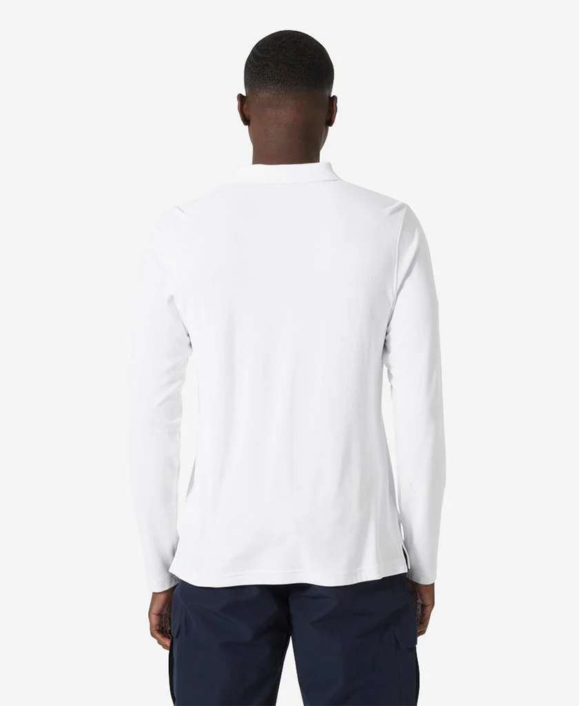CREWLINE LS POLO, White - Image 2