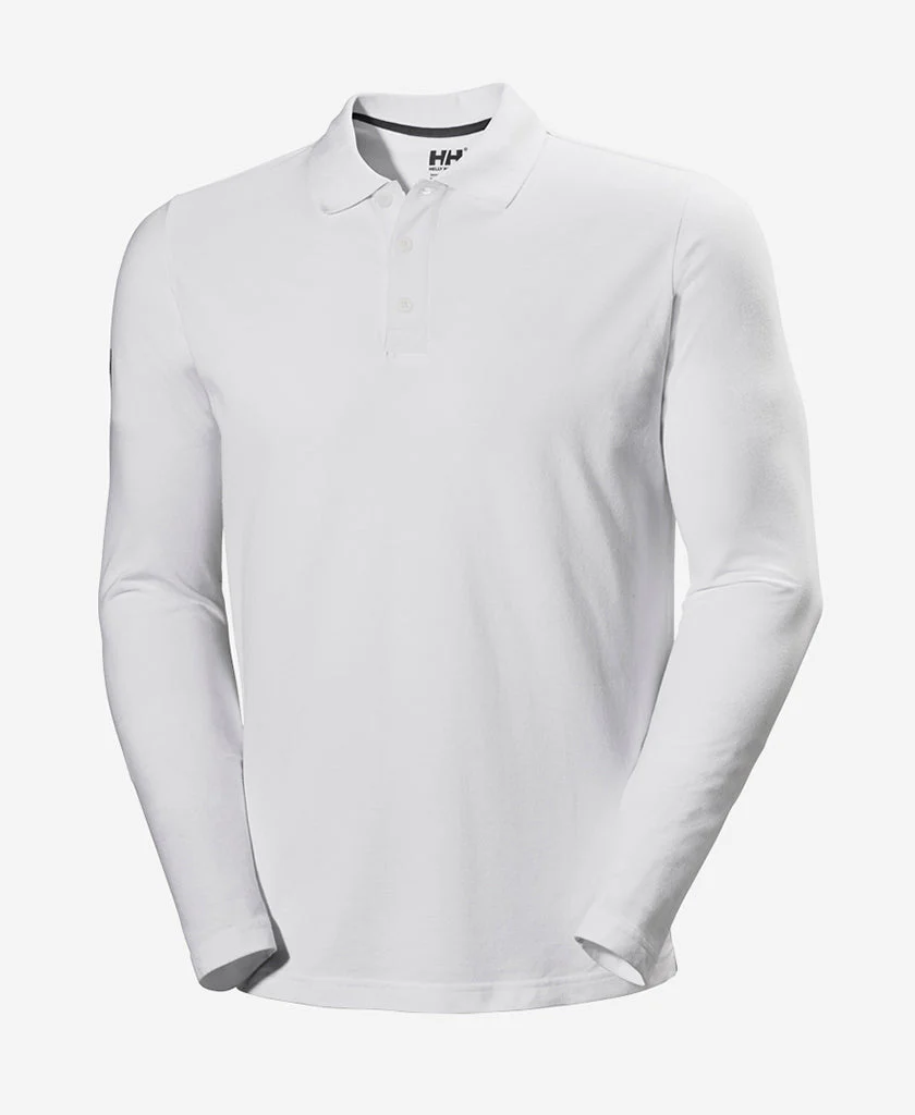 CREWLINE LS POLO, White - Image 5