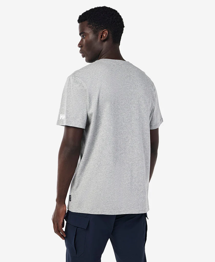 CROSS SAILS T-SHIRT, Grey Melange - Image 3