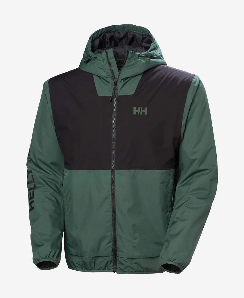 ERVIK INS RAIN JACKET, Jungle Green - Image 5