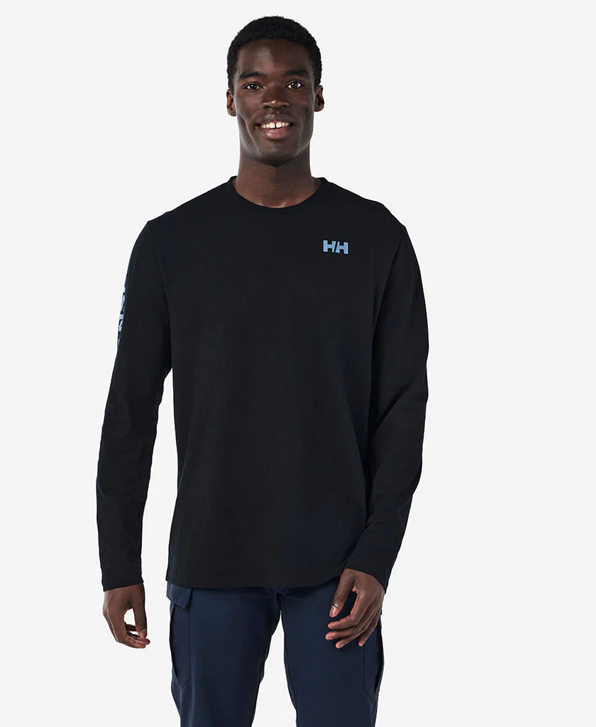 ERVIK L/S T-SHIRT, Black