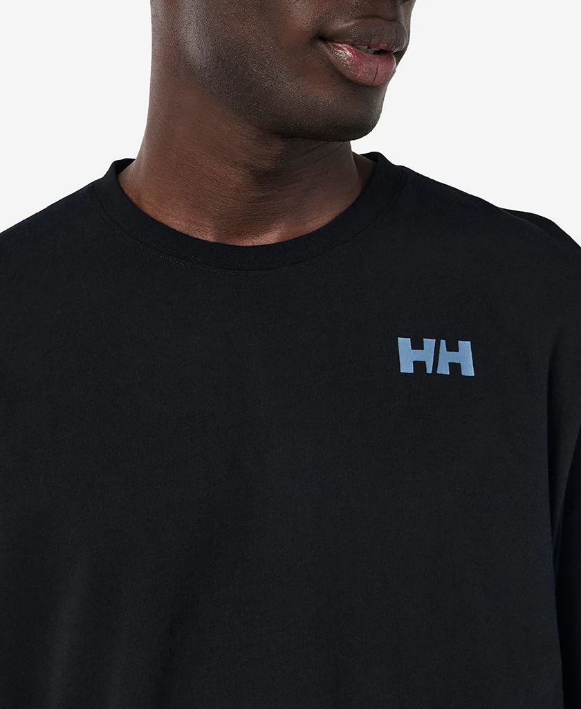 ERVIK L/S T-SHIRT, Black - Image 3