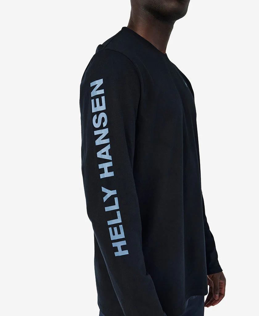ERVIK L/S T-SHIRT, Black - Image 4