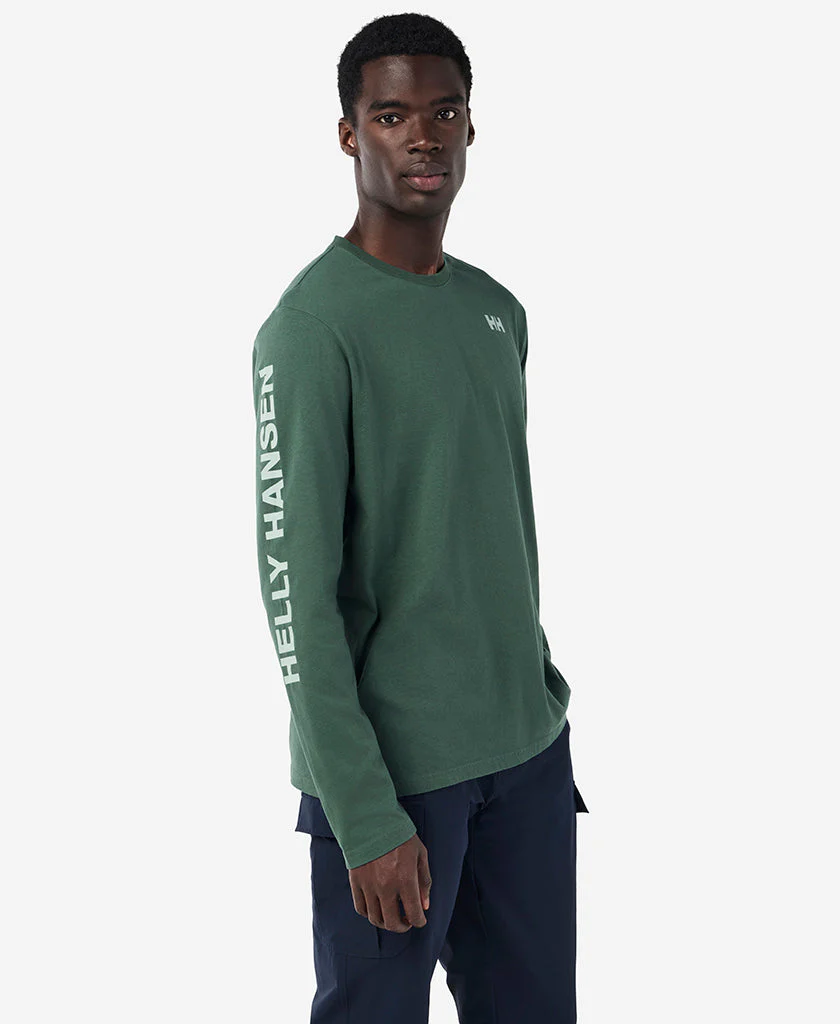 ERVIK L/S T-SHIRT, Jungle Green