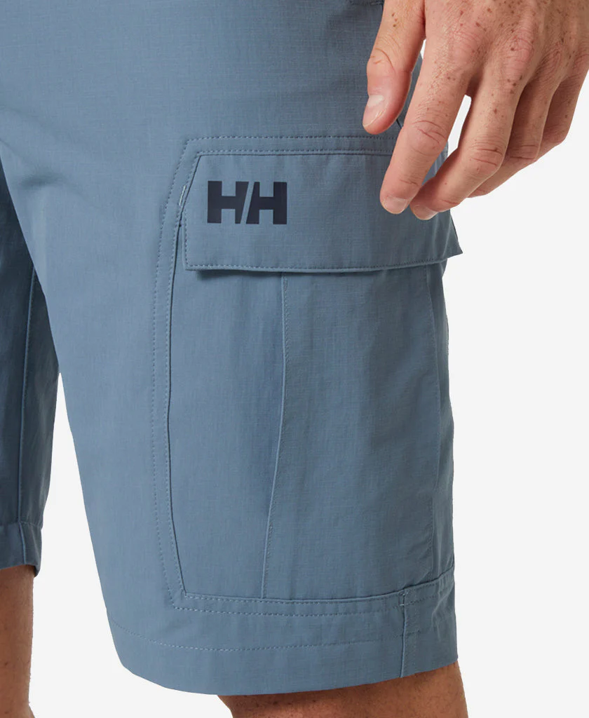 HH QD CARGO SHORTS II, Washed Navy - Image 4