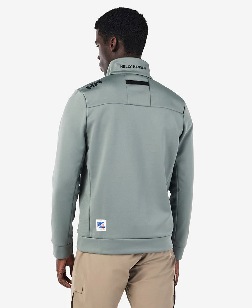 RSHYR25 CREW FLEECE JACKET, Grey Cactus - Image 2