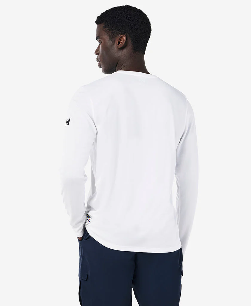 RSHYR25 TECH CREW LS T-SHIRT, White - Image 2