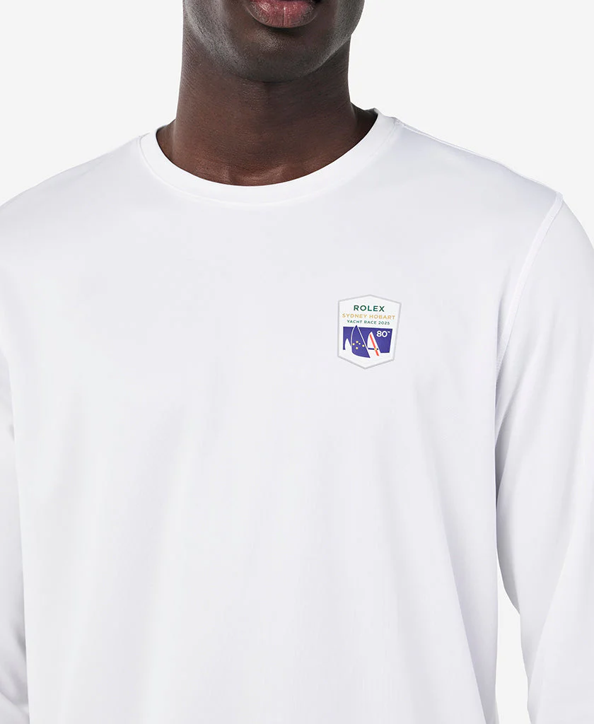 RSHYR25 TECH CREW LS T-SHIRT, White - Image 3