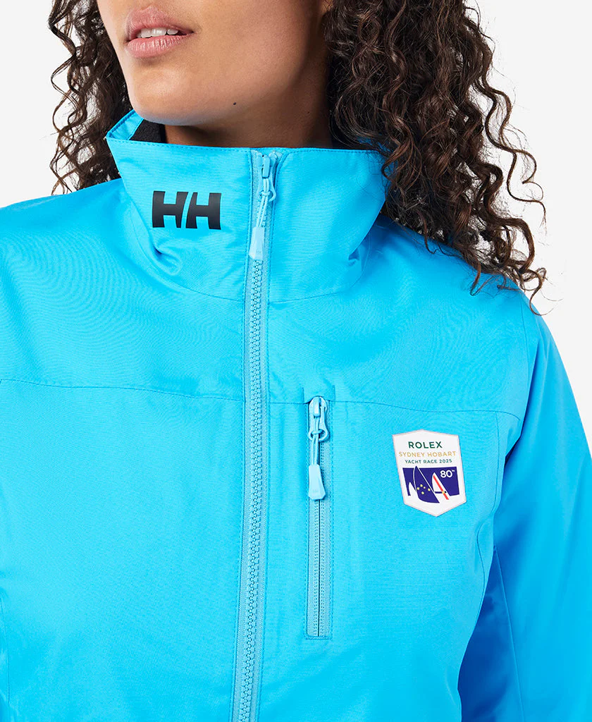RSHYR25 W CREW MIDLAYER JACKET, Cyan - Image 4