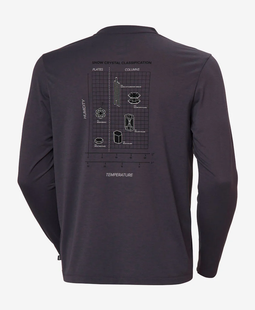 SKOG GRAPHIC LS TEE, Smoked Purple - Image 6