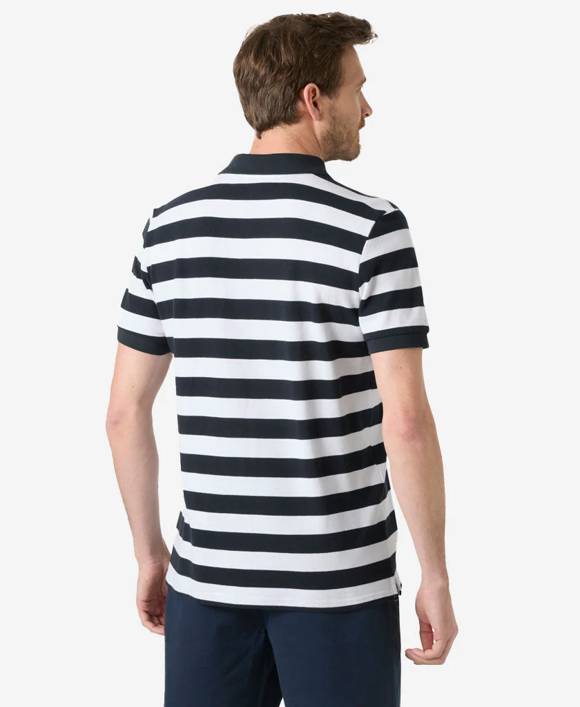 TOULON GRAPHIC POLO, Navy Yd Stripe - Image 2
