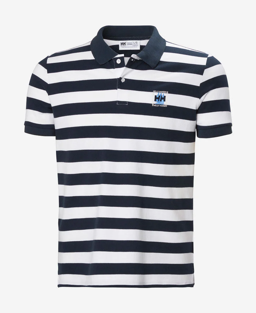 TOULON GRAPHIC POLO, Navy Yd Stripe - Image 6