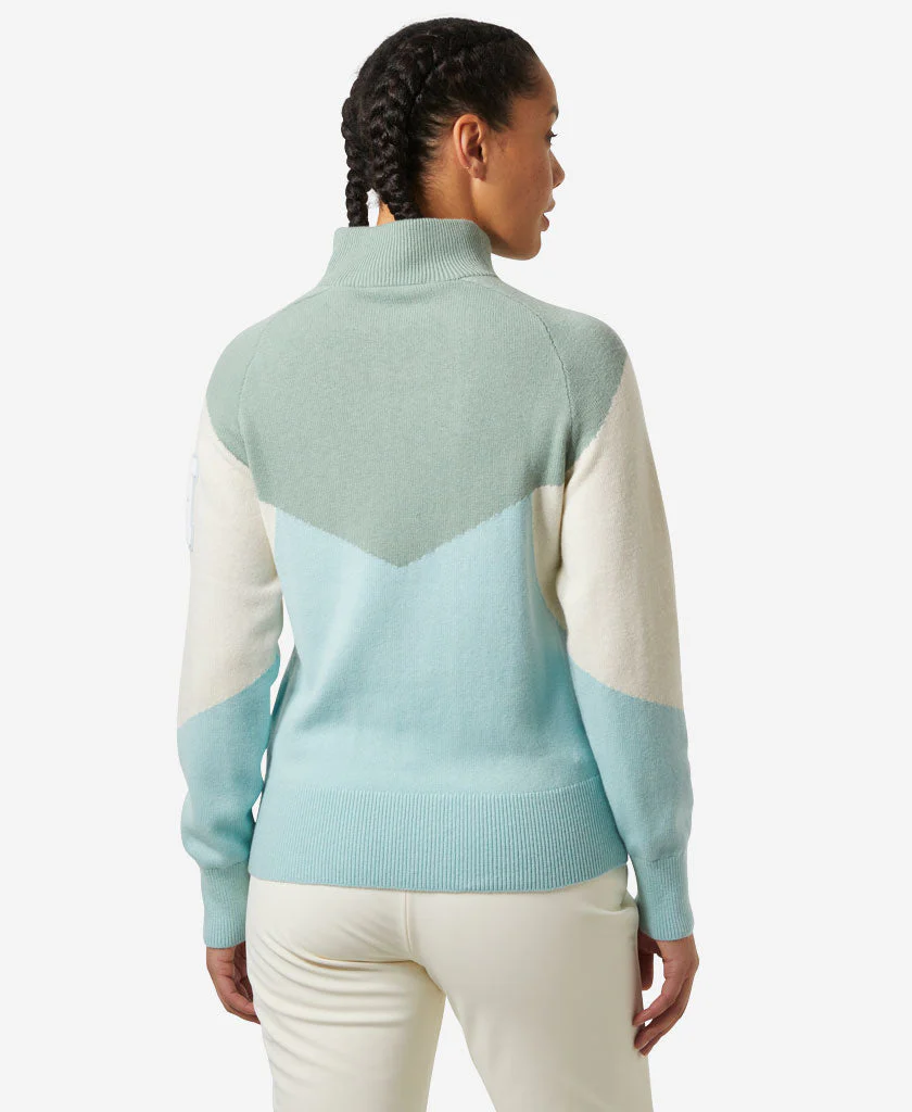 W APRES KNITTED SWEATER, Barely Blue - Image 2
