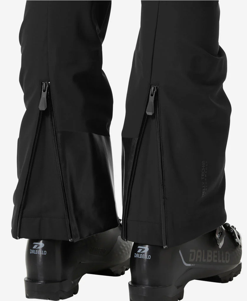 W AVANTI SOFTSHELL BIB PANT,Black - Image 4