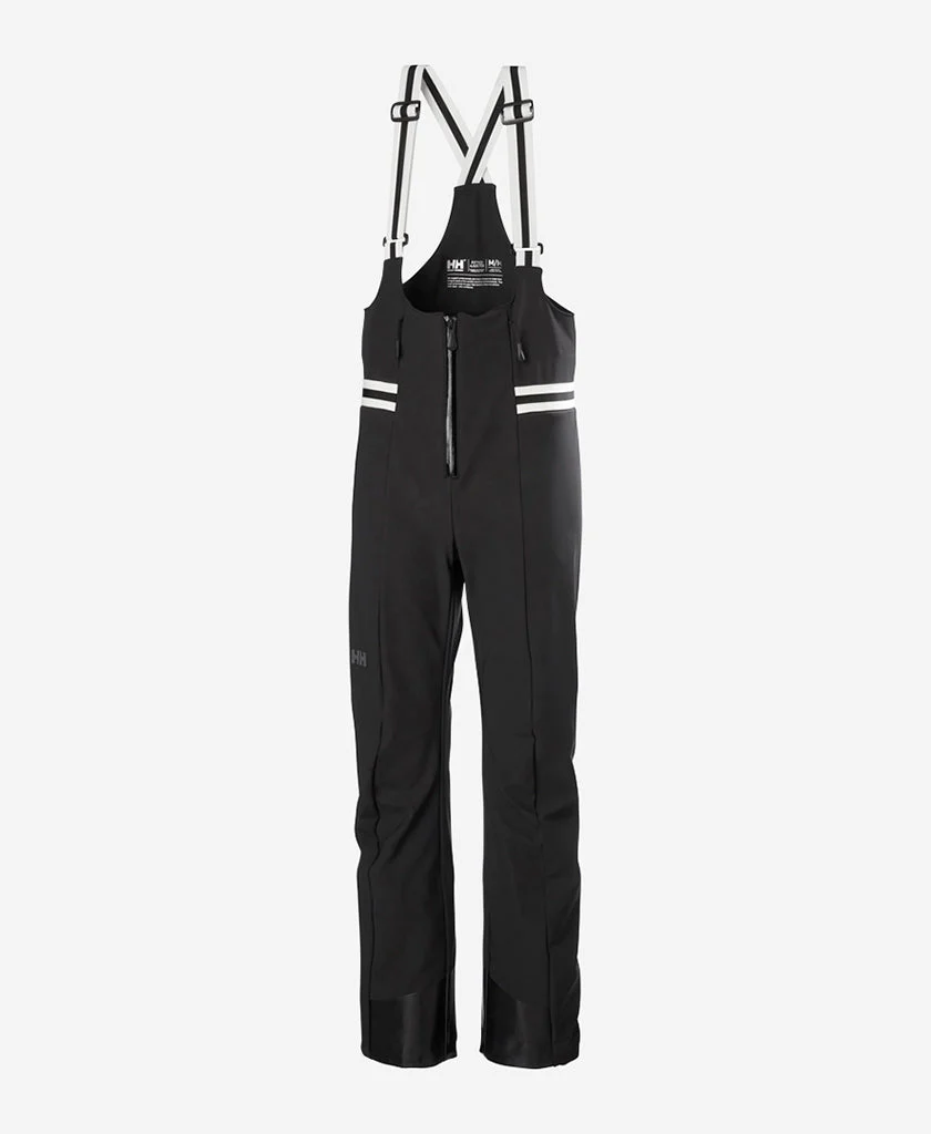 W AVANTI SOFTSHELL BIB PANT,Black - Image 5