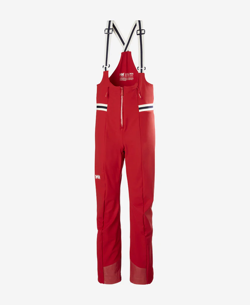 W AVANTI SOFTSHELL BIB PANT, Red - Image 5