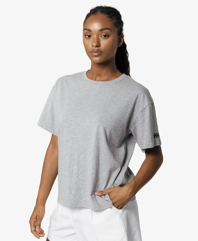 W CREW T-SHIRT 2.0, Grey Melange