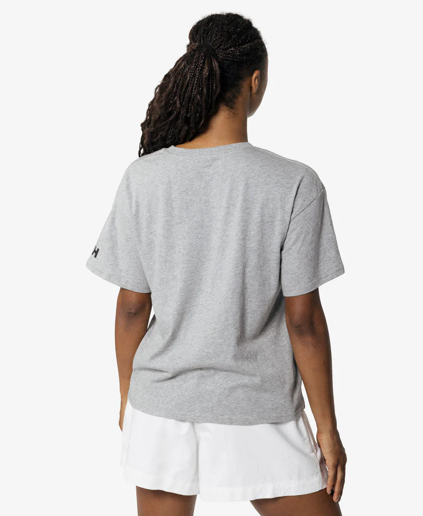 W CREW T-SHIRT 2.0, Grey Melange - Image 4