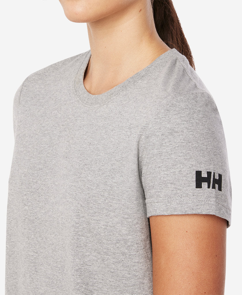 W CREW T-SHIRT, Grey Melange - Image 3