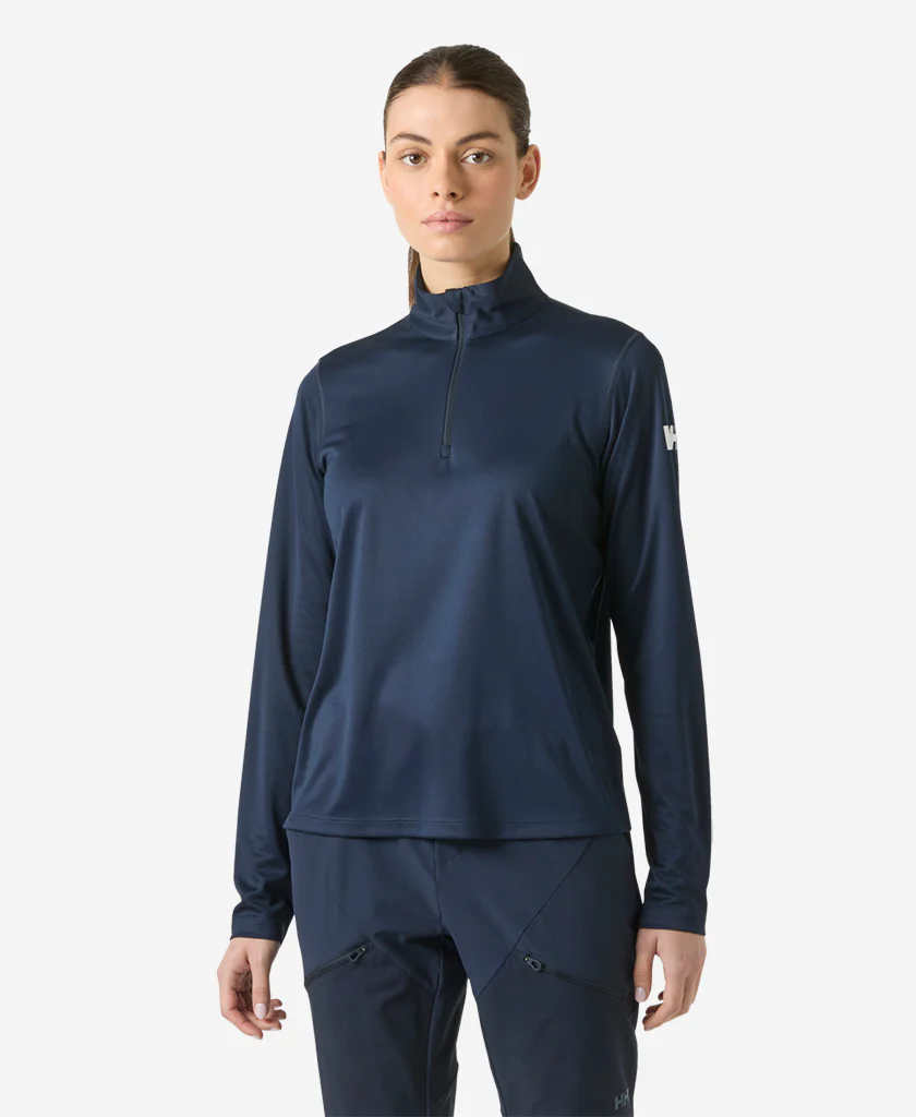 W HH TECH 1/2 ZIP, Navy