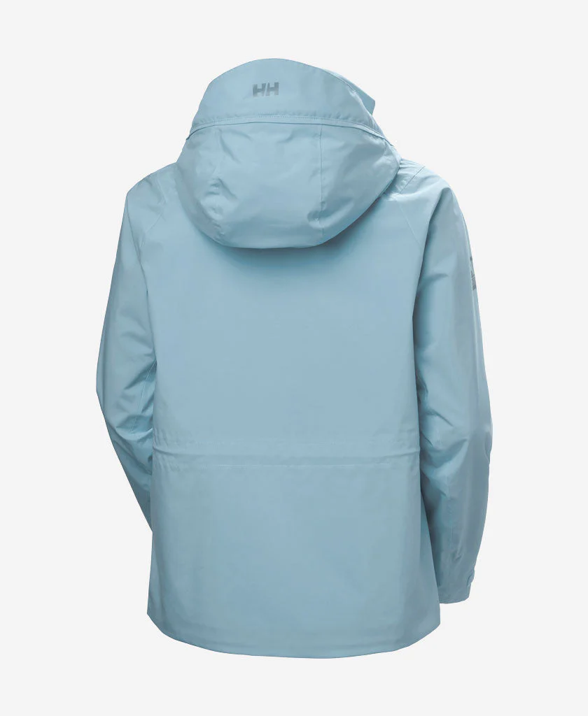 W HP RACING HOODED JACKET, Windy Blue - Image 4