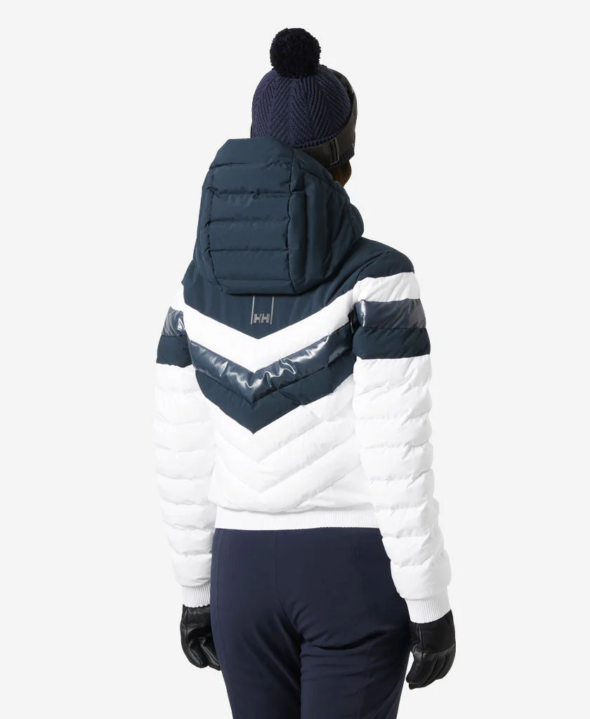 W IMPERIAL SHORT PUFFY JACKET, Navy - Image 2