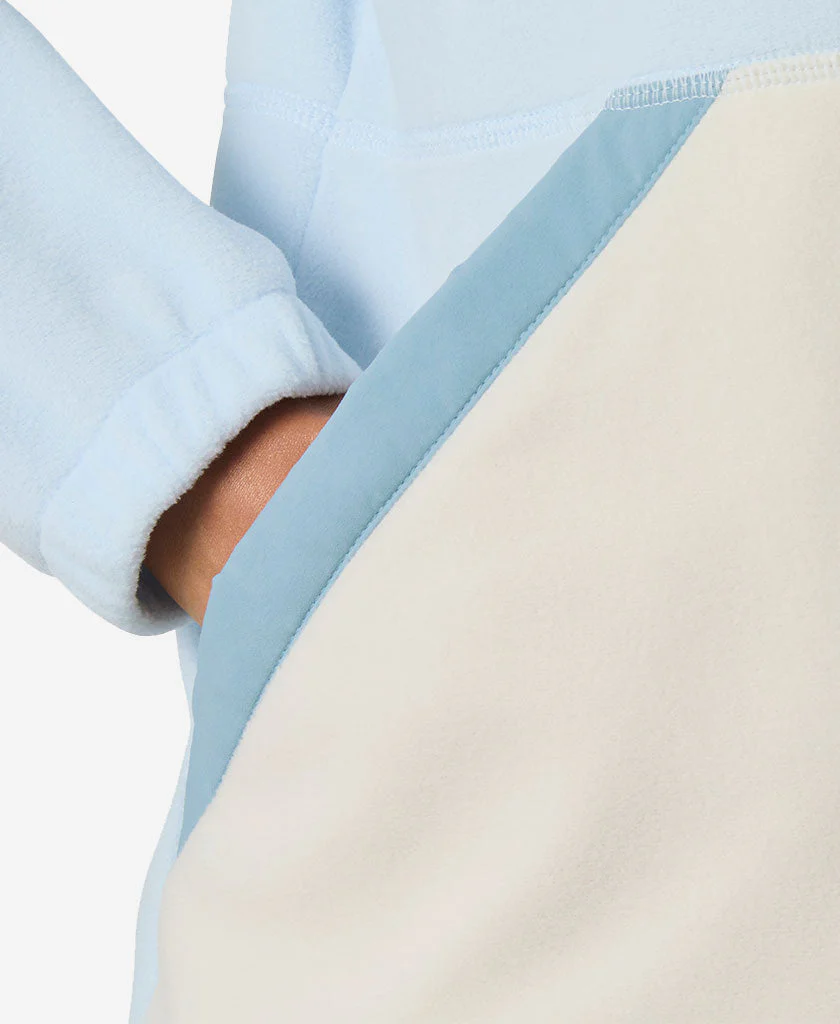 W RIG FLEECE 1/2 ZIP, Pinnacle Blue - Image 4
