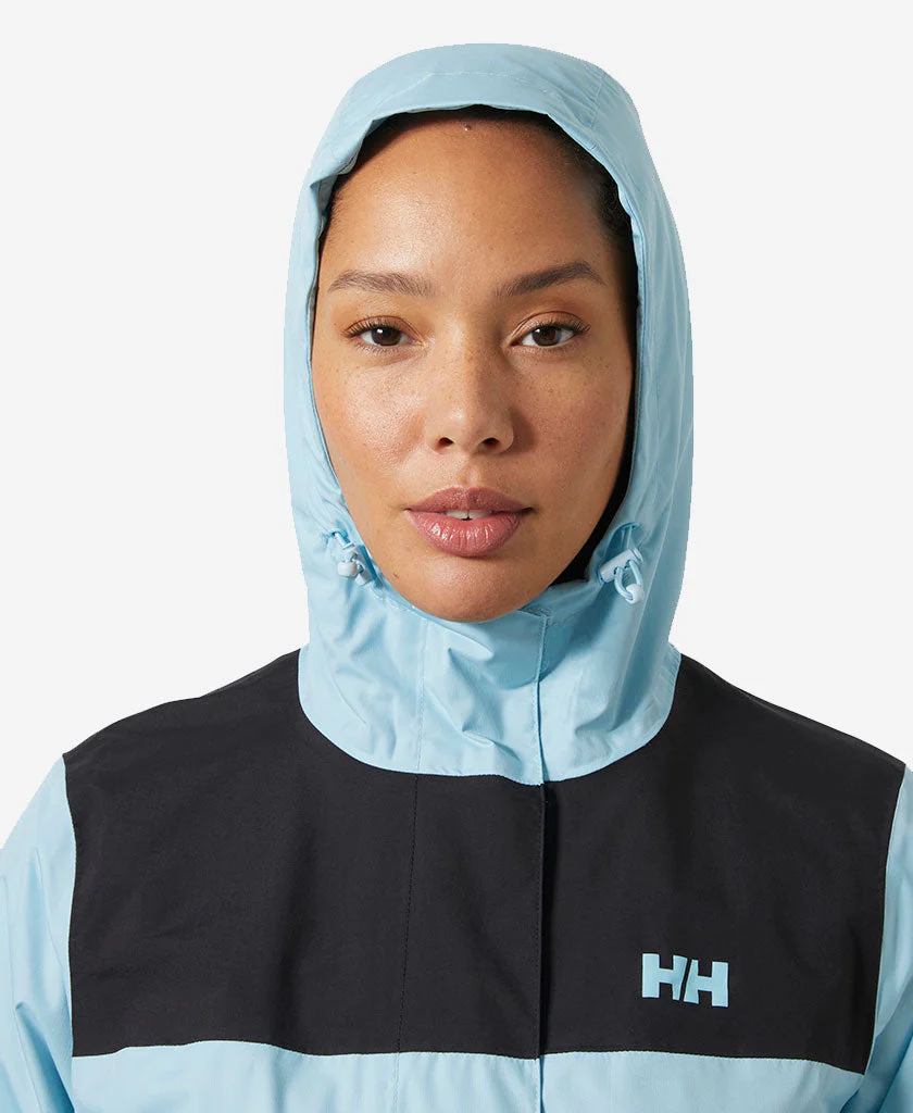 W VANCOUVER RAIN JACKET, Light Cyan - Image 3